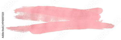 pink watercolor background. Artistic hand paint. Isolated on transparent background.