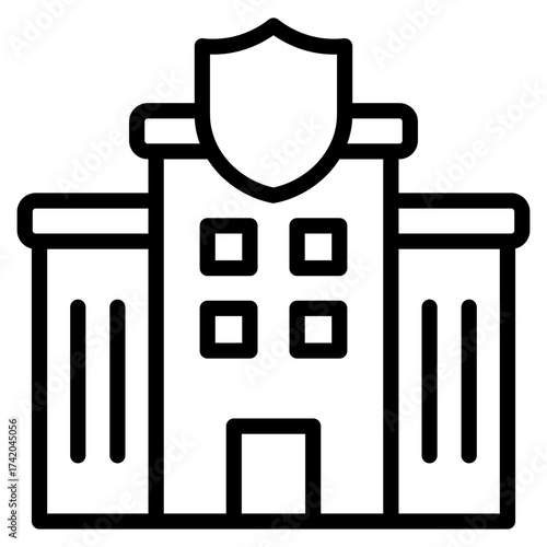 Police Station Icon