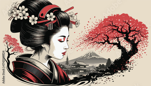 Modern Geisha Harmony of Tradition and Technology