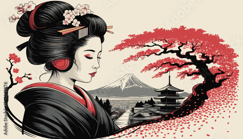 Modern Geisha Harmony of Tradition and Technology