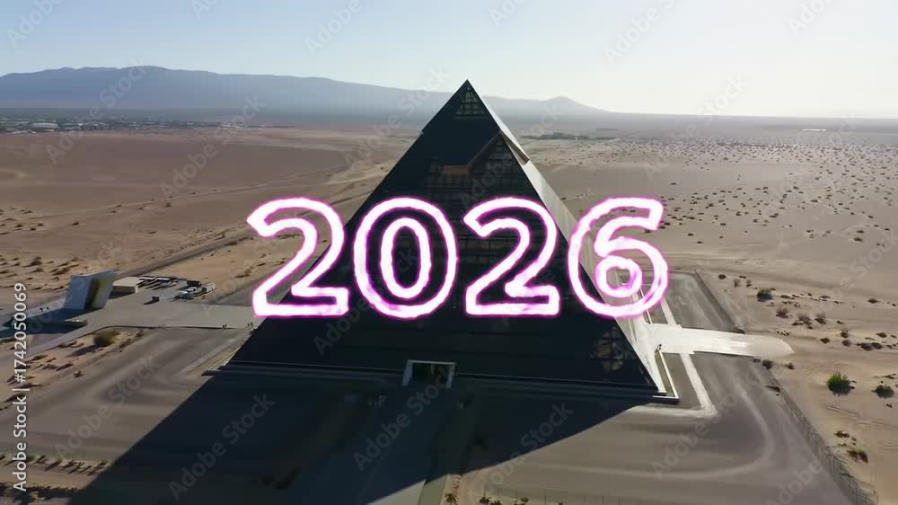 Mysterious Pyramid Countdown What's Coming in 2026? Stock Video | Adobe ...