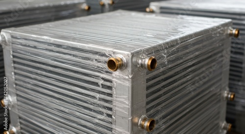 Black textured surface with parallel lines and subtle reflections  