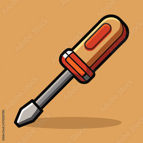 Screwdriver vector design illustration 