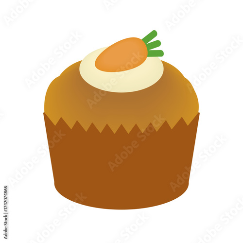 キャロットカップケーキ　Carrot Cupcake