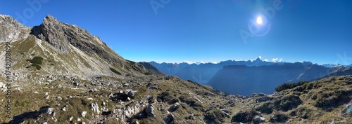 panorama of the mountains