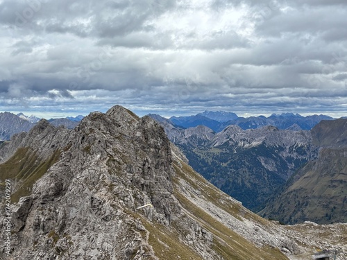 mountains and clouds