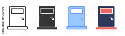 Opportunity icon set multiple style collection