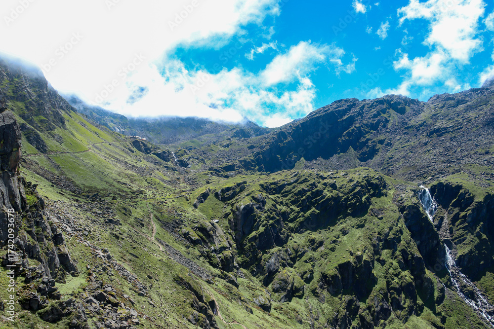 Fototapeta premium view from the top of mountain