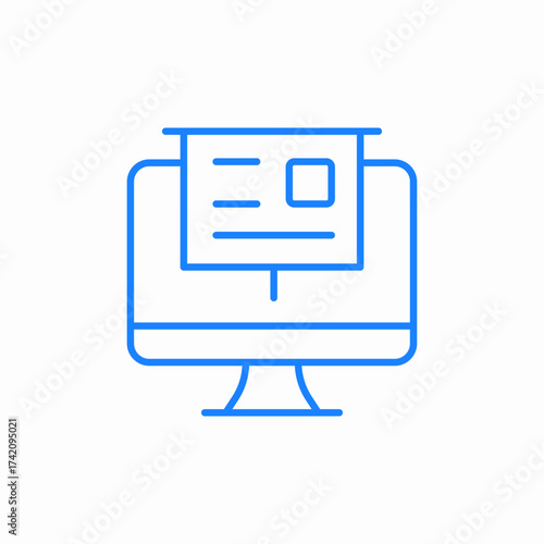 webpage interface design icon sign vector