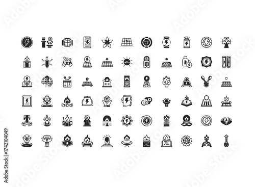 Modern whisk icon with bold colors for culinary designs