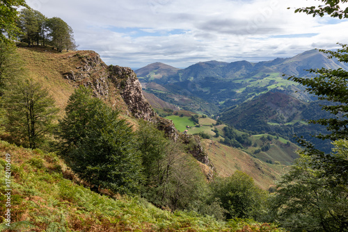 Paysage montagne Pays Basque Aldudes