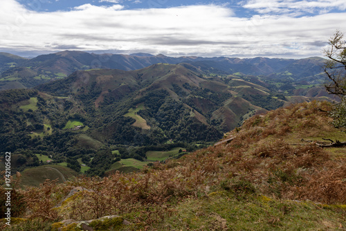 Panorama Vallée des Aldudes, Pays Basque