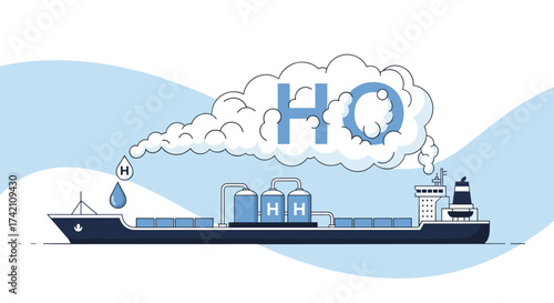 Exploring the potential of ammonia as a clean fuel for maritime shipping operations.