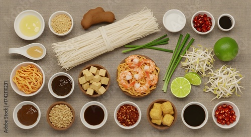 Wallpaper Mural A delicious set of fresh spices and herbs are the healthy ingredients for a flavorful gourmet meal Torontodigital.ca