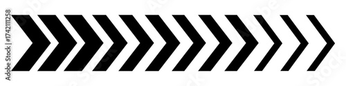 Arrow moving dynamic symbols. Chevron dynamic moving arrow symbol. speed arrow icon. Road lines arrow zigzag chevron speeds flat style.