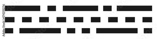 Close-up view of asphalt road surface markers. Asphalt road surface marker symbol.