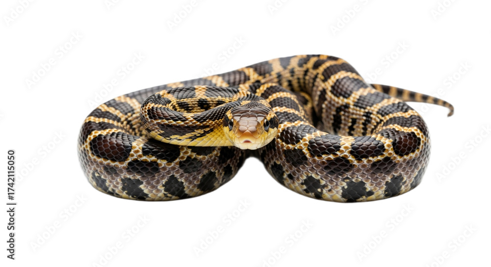Obraz premium Snake with transparent png background