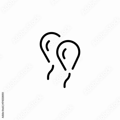 pair of balloons icon sign vector