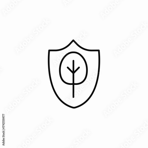 environmental protection nature icon sign vector