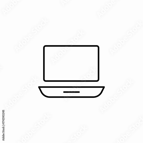 portable computing device icon sign vector