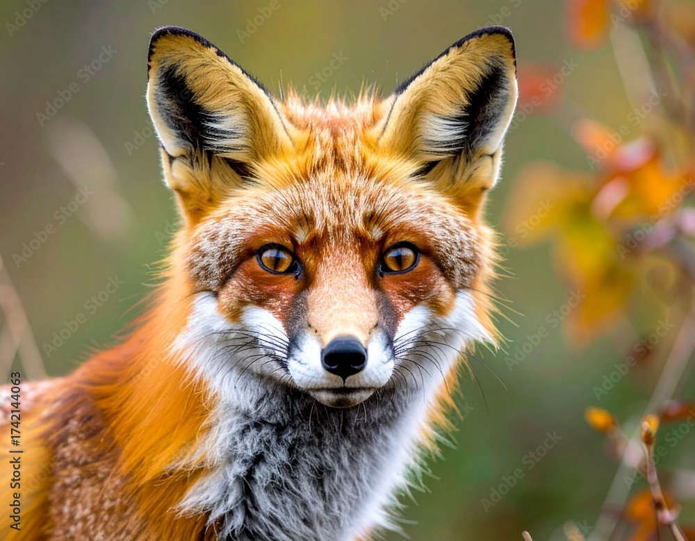 Fototapeta premium red fox portrait