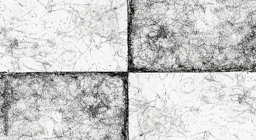 A Close Up Abstract Textured Black and White Square Pattern Offering a Sophisticated Visual Impression for Design Purposes