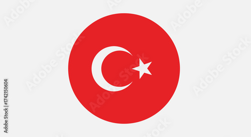 The Republic of Turkey National Flag With Crescent Moon and Star Emblem A Symbol of National Identity and Heritage