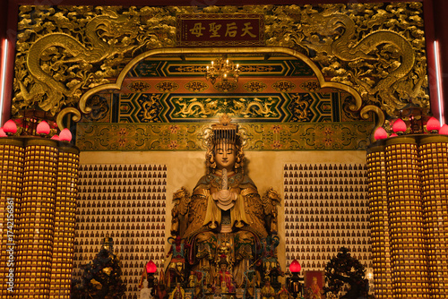 Photography Templo chino Thean Hou dedicado a las diosas Mazu y Guan Yin, una deidad china popular entre la comunidad hainanesa