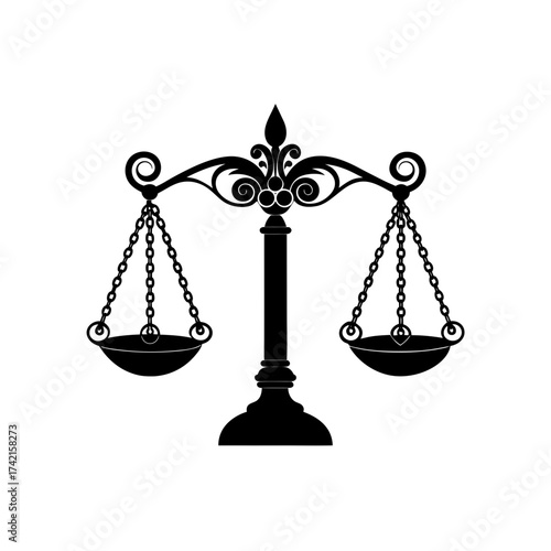 gold scales of justice