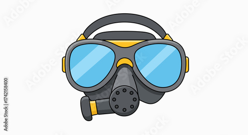 Dive Deep: Cartoon Full-Face Snorkeling Mask