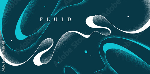 Minimal lava curvy lines and textures vector dark abstract background, flowy fluid abstraction, wallpaper graphic art look like lava lamp.