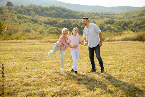 Joyful family interaction d...