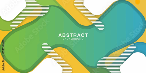 Vibrant Abstract Background with Flowing Shapes and Modern Design Elements a Versatile Graphic Resource for Creative Projects