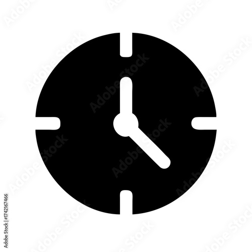 Vector art of clock