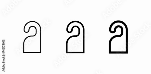 do not disturb icon sign vector