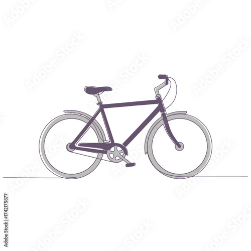 Elegant bicycle design, perfect for urban commuting and leisure rides.