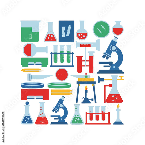 Laboratory equipment and scientific research tools.