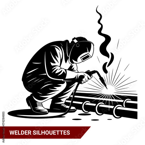 Qualityful Welder silhouettes