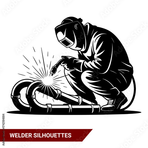 Qualityful Welder silhouettes