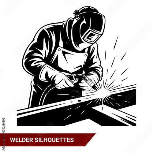 Qualityful Welder silhouettes