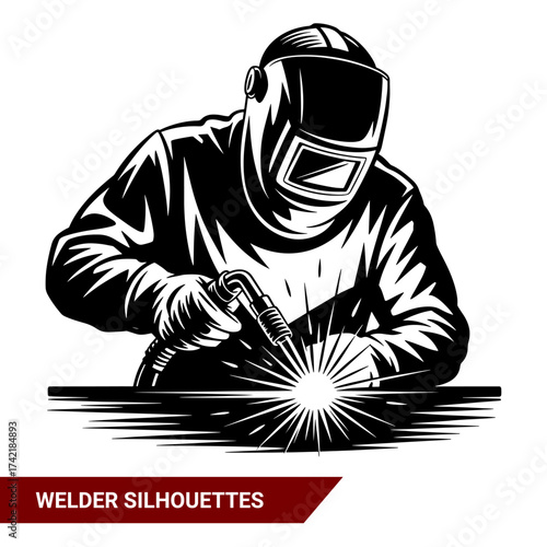 Qualityful Welder silhouettes