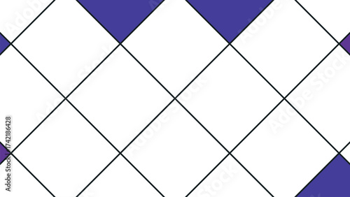Abstract Diamond Pattern with Purple Accents geometric triangle background white black lines intersecting modern minimalist design