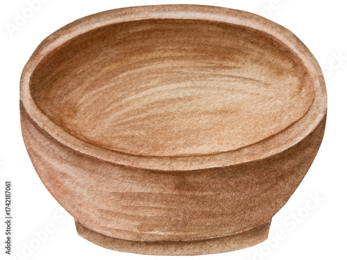 Watercolor illustration of spice ginger, half, leaves and slices. Hand-drawn illustration isolated on the white background. Ginger root for food design. Kitchen herb and spice