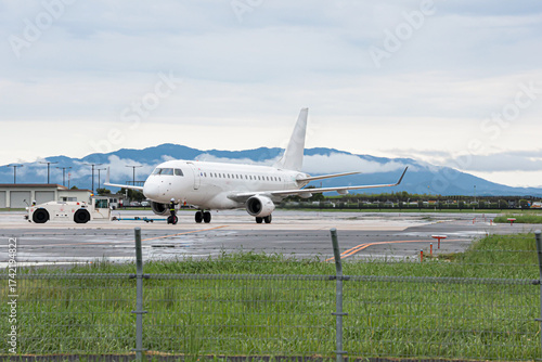 Clouds clearing above Izumo Airport