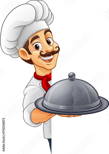 Chef Baker Cartoon Cook Mas...