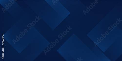 Modern black dark navy blue and silver abstract background with geometric shapes, 3D polygonal lines, folded triangles, and diamond patterns. Elegant minimal luxury design for banners, posters.Eps10.