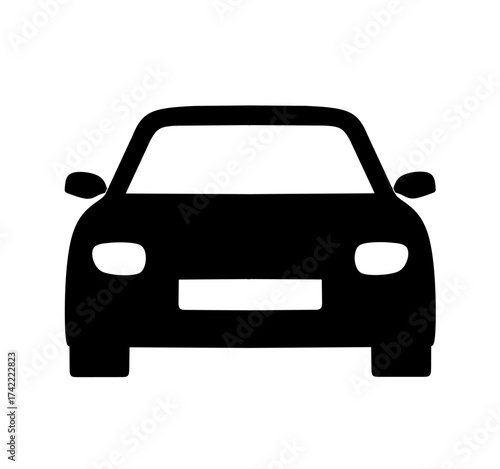 car icon vector on white background. vehicle icon