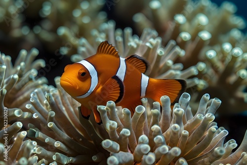 clown fish in aquarium