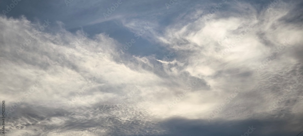 Obraz premium Clouds for a natural background. Nature.