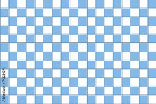 Colorful trendy checker board background template. Geometric blue turquoise pastel square texture with lines. Green background, wallpaper, poster, banner, scrapbook, wrapping paper, pixel, backdrop